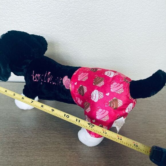 Valentine Dachshund Plush Dog - Picture 3 of 4
